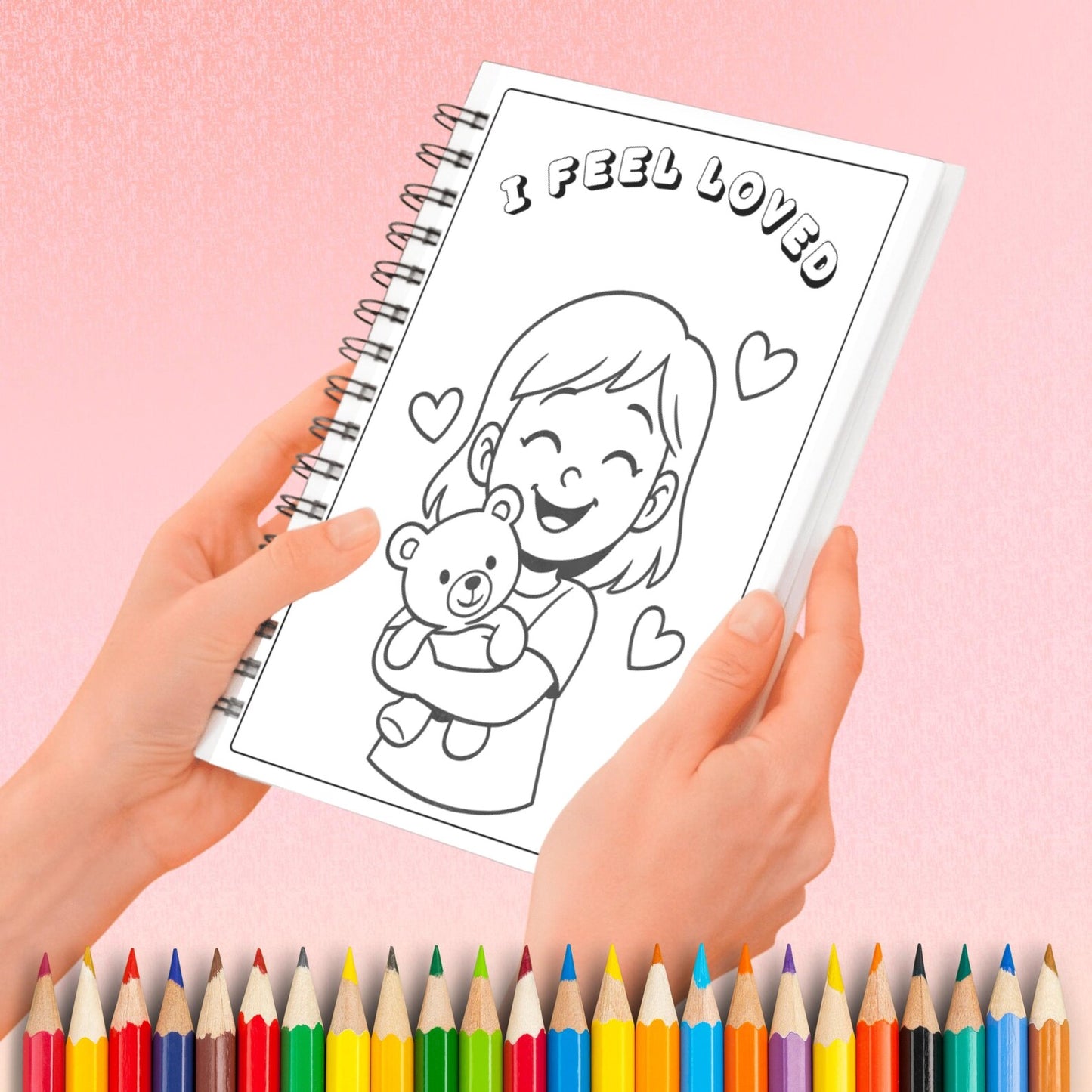 Feelings Coloring Pages Printable PDF | Emotions + Simple Captions | SEL
